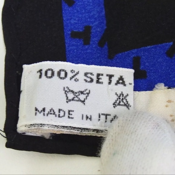 AUTH TIFFANY&Co. Floral Silk Scarf - Picture 5 of 5